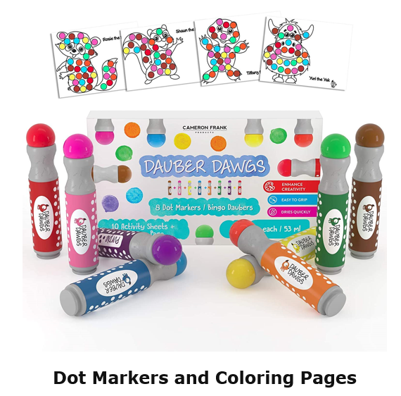 Dot Markers and Coloring Pages 