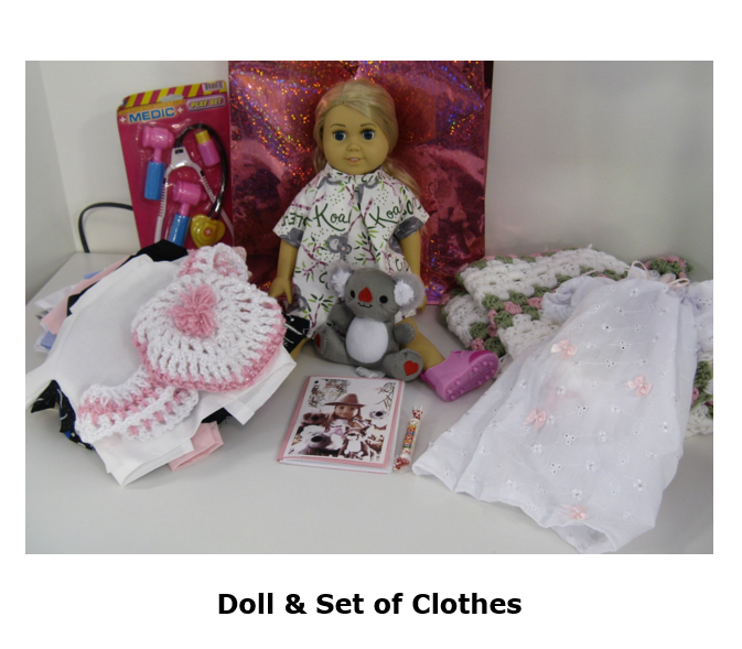 Doll & Set of Clothes