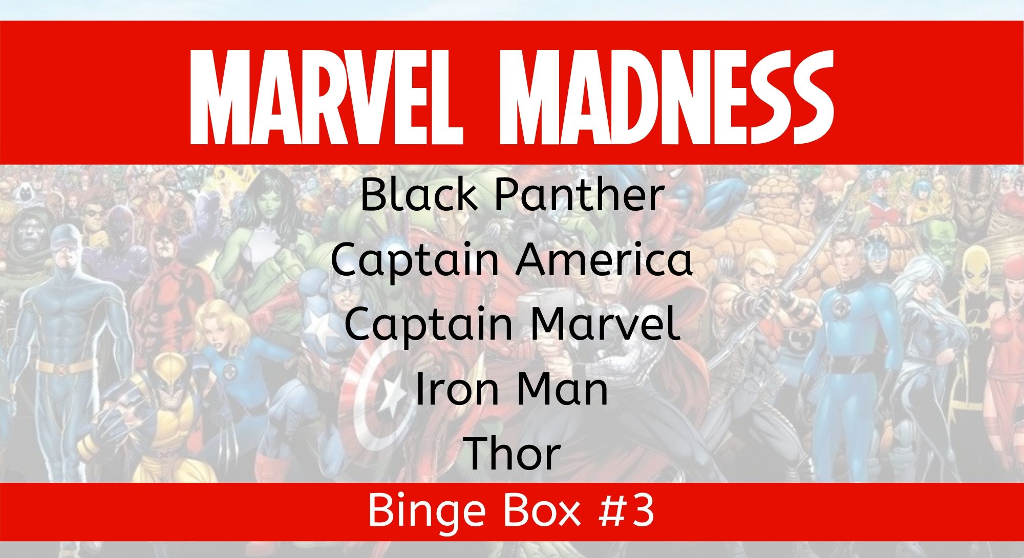 Marvel Madness Binge Box