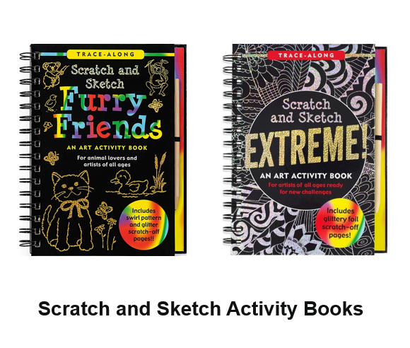 Scratch and Sketch Activity Books