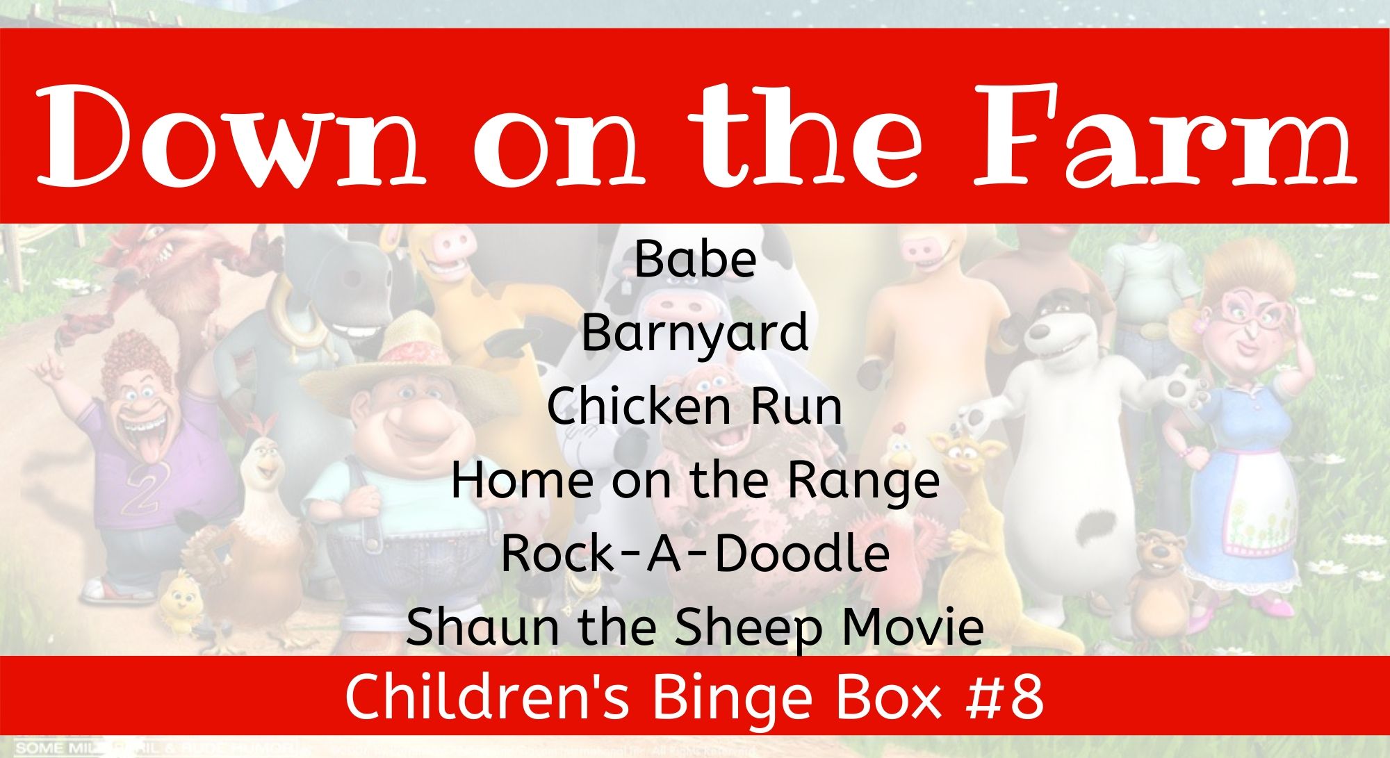 Down on the Farm Children's Binge Box