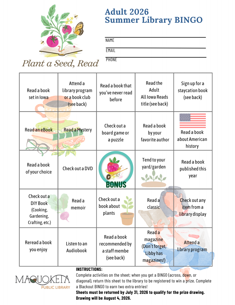 Adult Summer Reading Challenge
